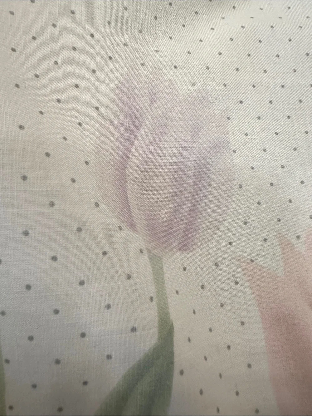 2xPillowcase Floral Tulip Garden Standard Cottagecore Soft Pastel Vintage